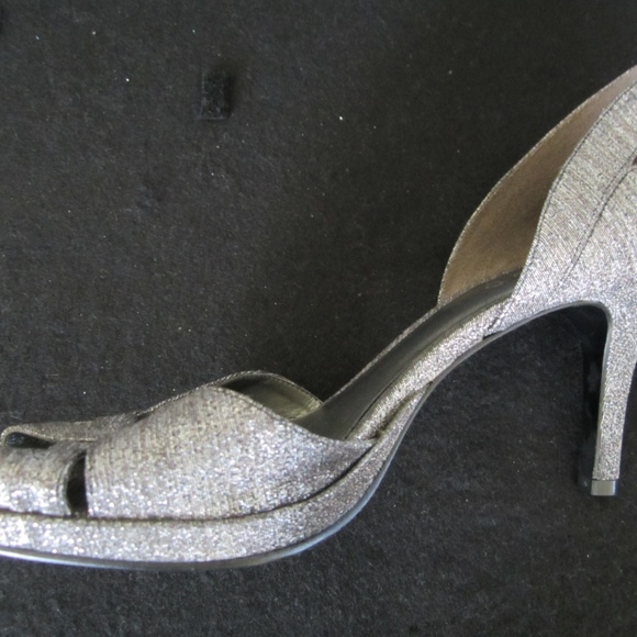 MICHELLE D - Silver/Charcoal Grey - Evening Shoes - Picture 3 of 7